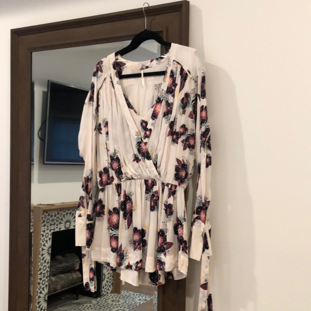 Free People floral tunic